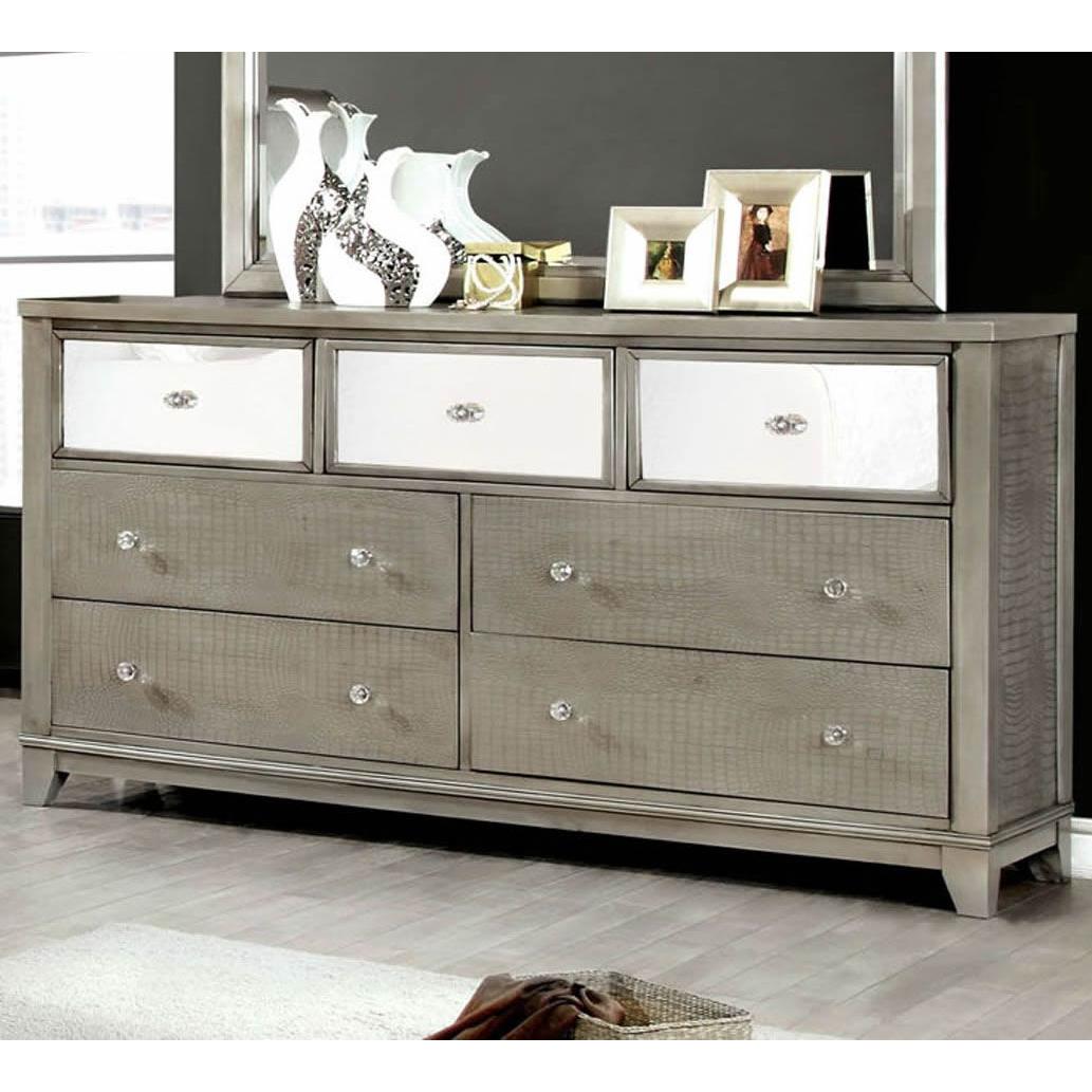  Furniture of America Bryant 7-Drawer Dresser CM7288SV-D IMAGE 1