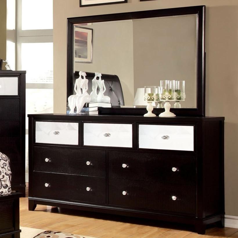  Furniture of America Bryant Dresser Mirror CM7288M IMAGE 2