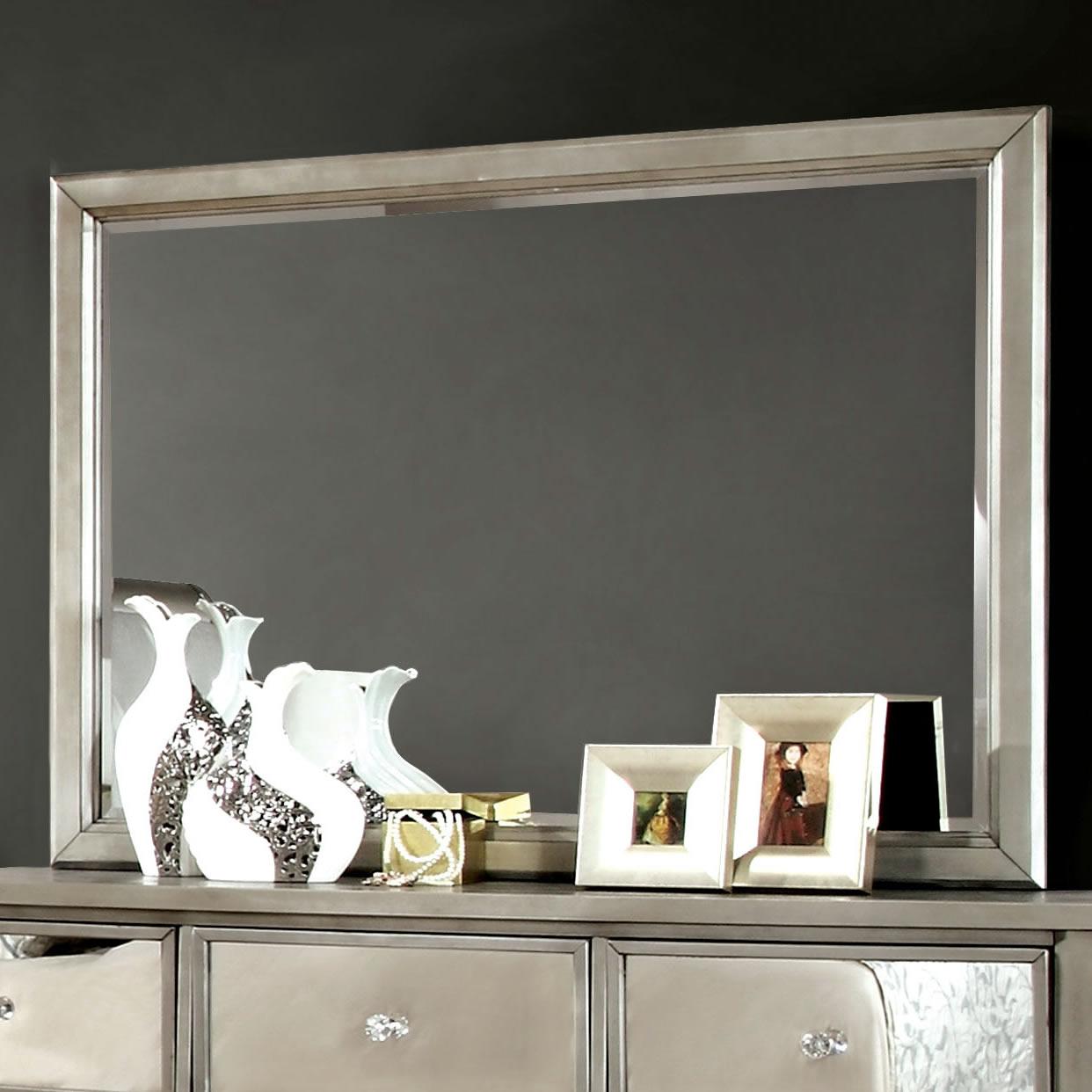  Furniture of America Bryant Dresser Mirror CM7288SV-M IMAGE 1