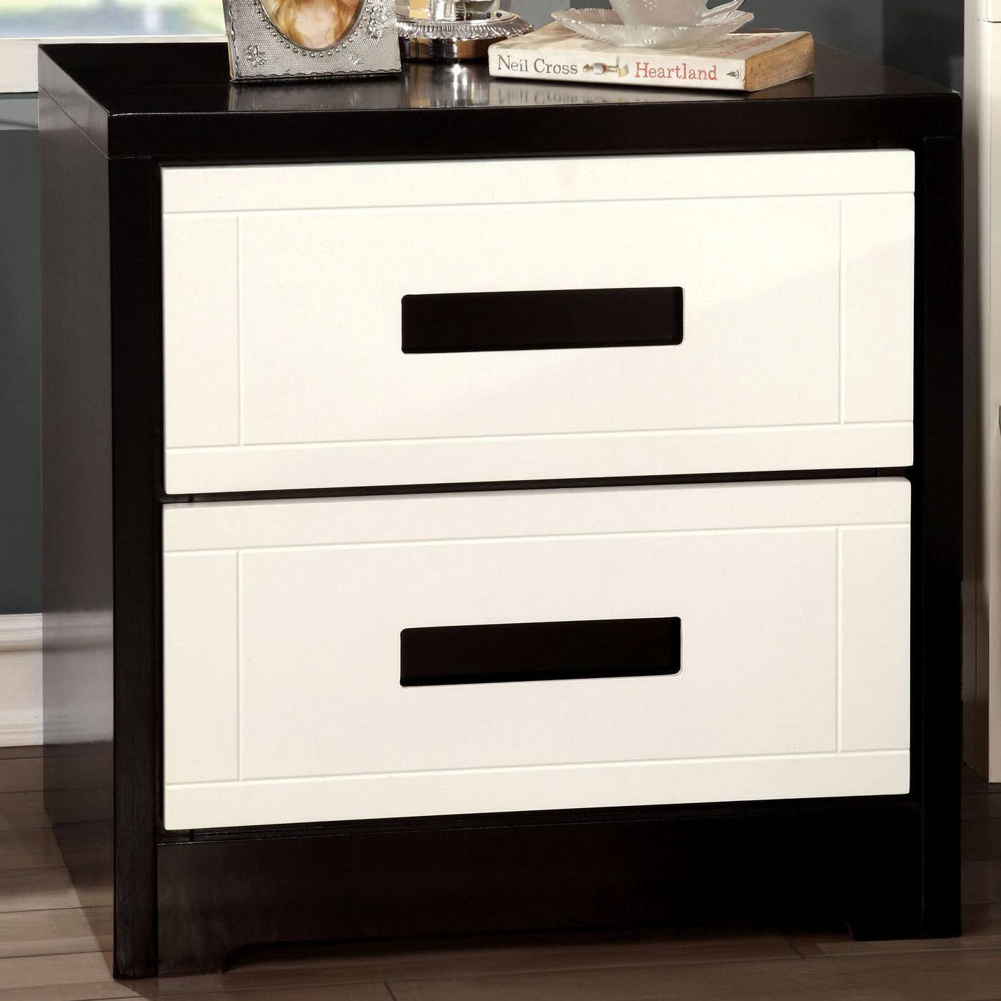  Furniture of America Rutger 2-Drawer Nightstand CM7292N IMAGE 2