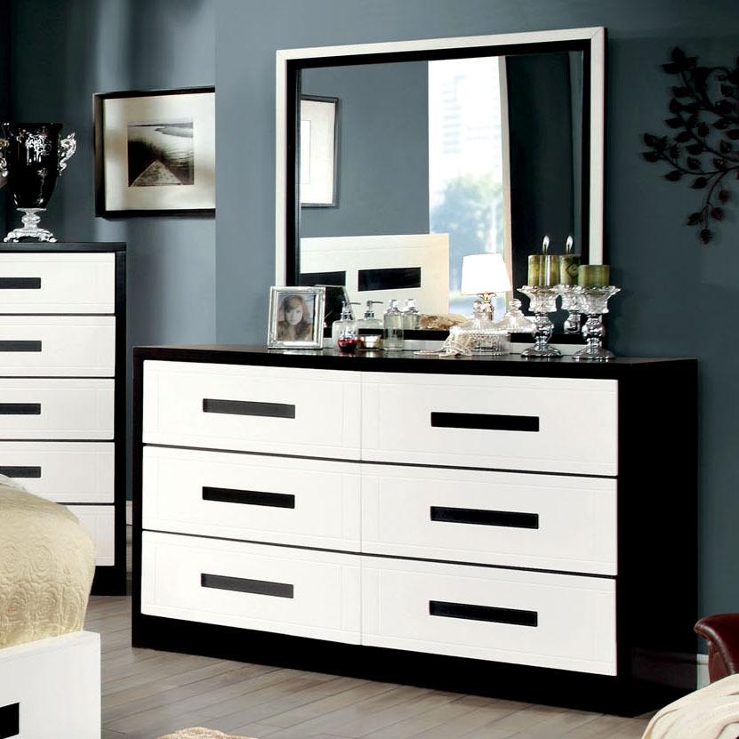  Furniture of America Rutger Dresser Mirror CM7292M IMAGE 2
