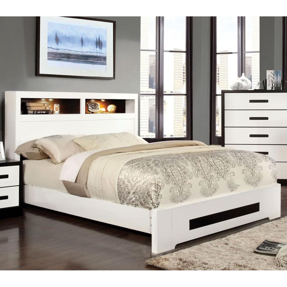  Furniture of America Rutger Full Bookcase Bed CM7297F-BED IMAGE 1