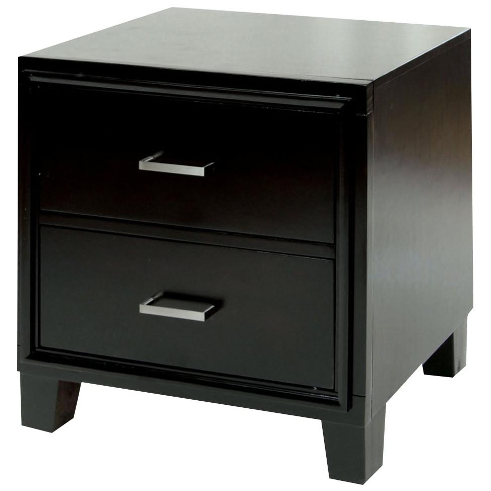  Furniture of America Enrico 2-Drawer Nightstand CM7088N IMAGE 1