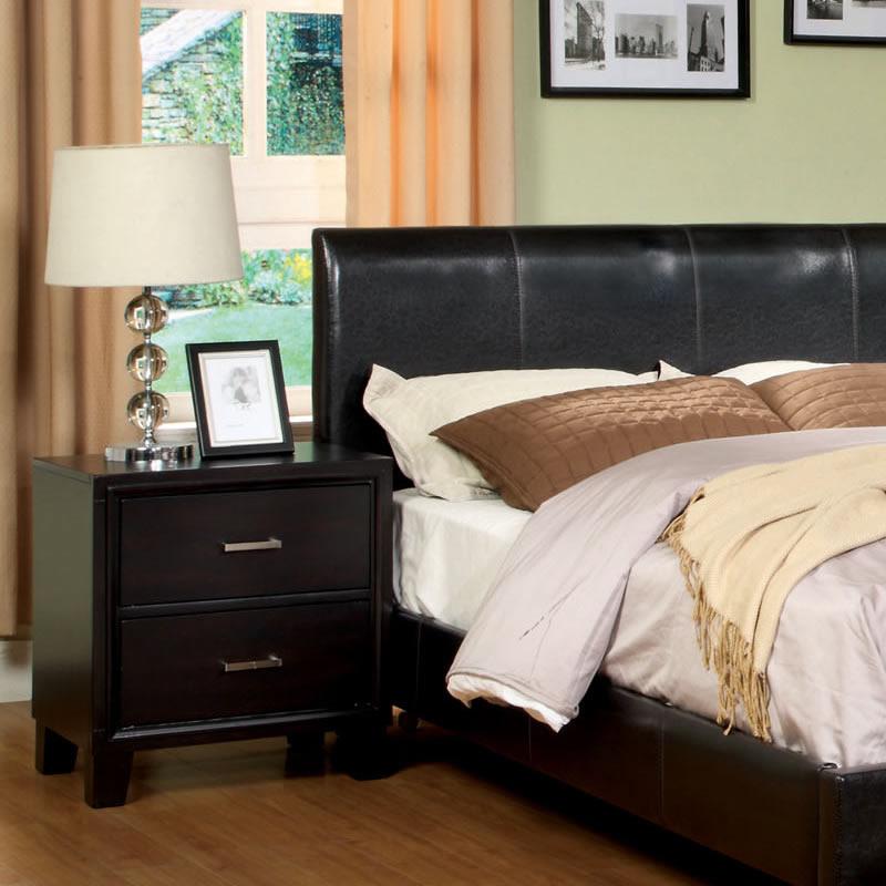 Furniture of America Enrico 2-Drawer Nightstand CM7088N IMAGE 2