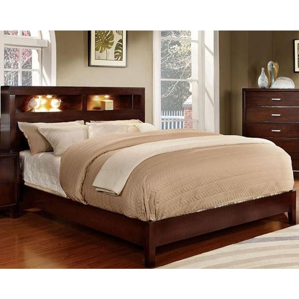  Furniture of America Gerico I California King Platform Bed CM7290CH-CK-BED IMAGE 1