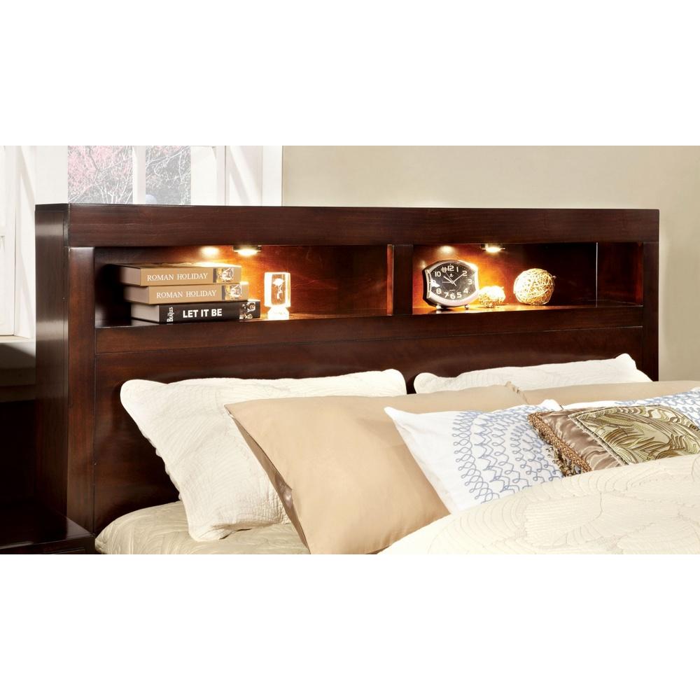  Furniture of America Gerico II Queen Storage Bed CM7291CH-Q-BED IMAGE 2