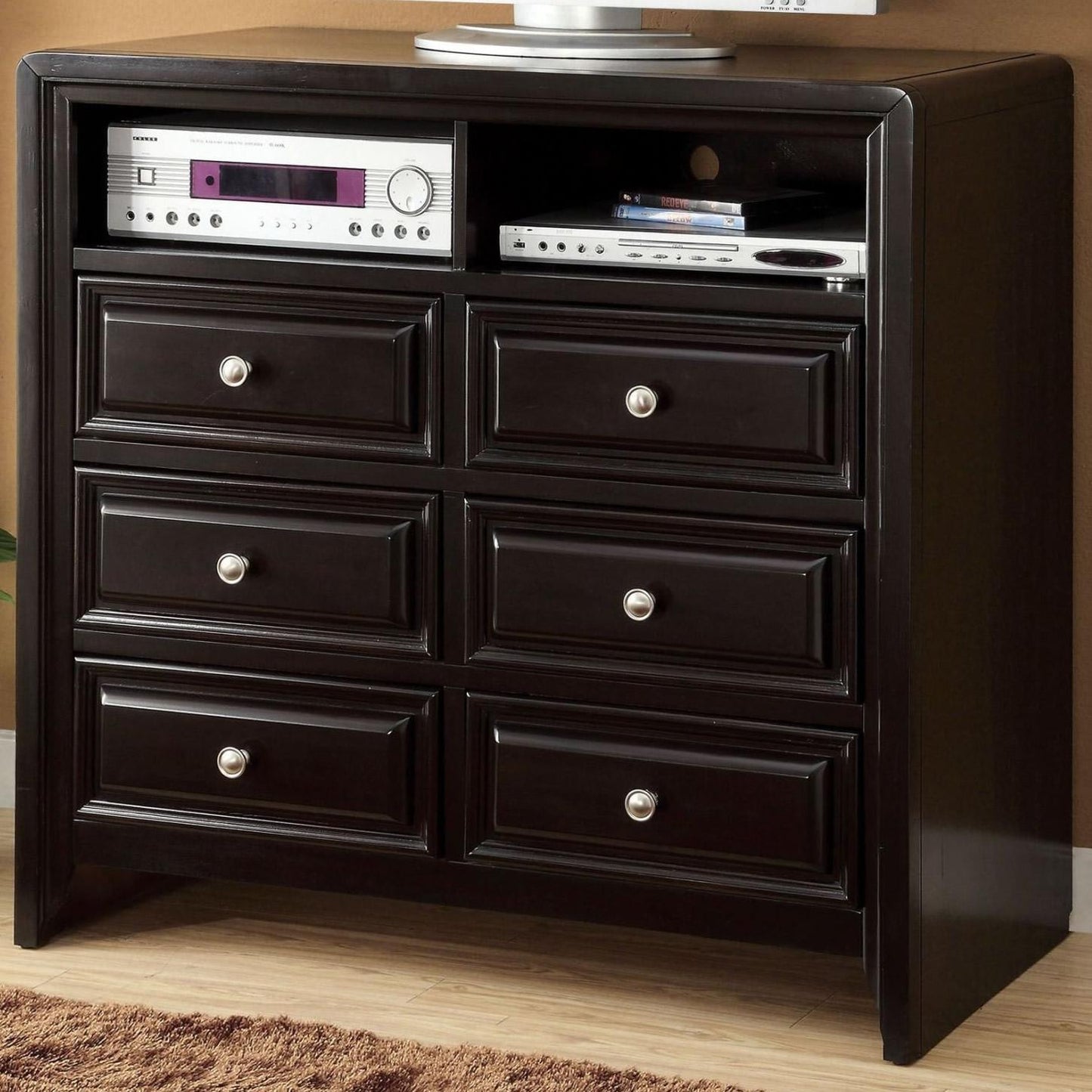  Furniture of America Yorkville 6-Drawer Media Chest CM7058TV-42 IMAGE 1