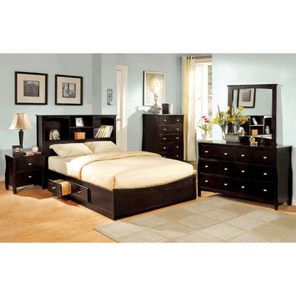  Furniture of America Brooklyn California King Bookcase Bed CM7053CK-BED IMAGE 2