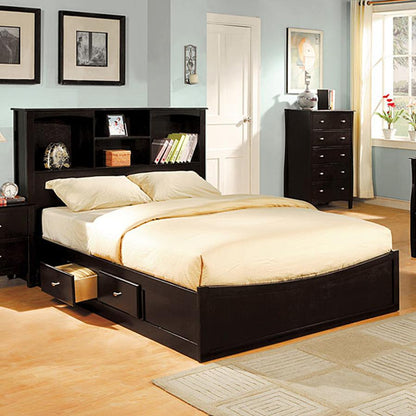  Furniture of America Brooklyn Queen Bookcase Bed CM7053Q-BED IMAGE 1