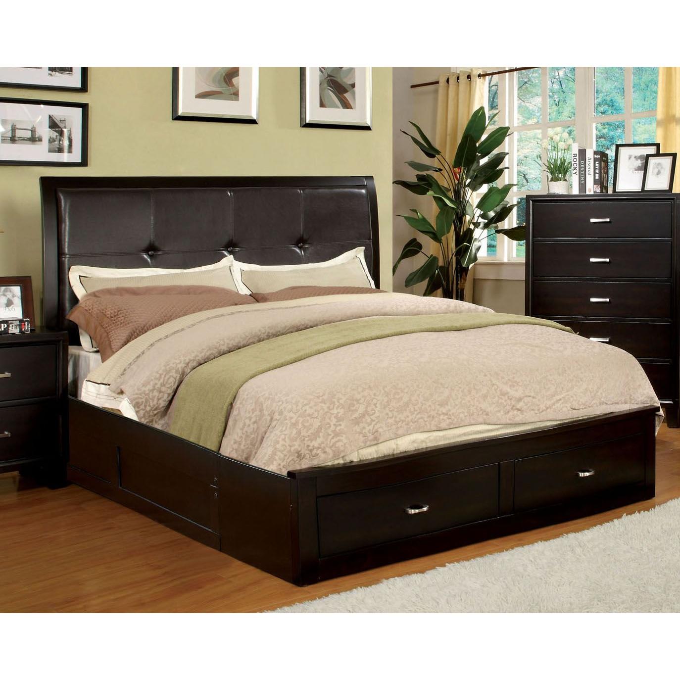  Furniture of America Enrico III Full Storage Platform Bed CM7066EX-F-BED IMAGE 1