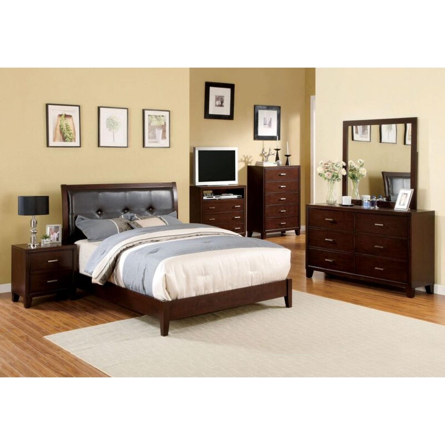  Furniture of America Enrico I Full Platform Bed CM7068F-BED IMAGE 2