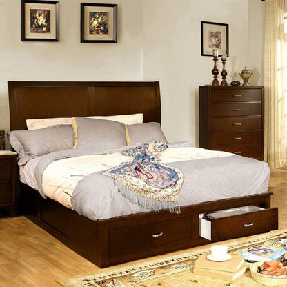 Furniture of America Enrico V King Storage Platform Bed CM7807EK-BED IMAGE 1
