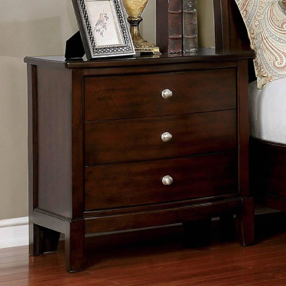  Furniture of America Ferrero 3-Drawer Nightstand CM7483N IMAGE 2