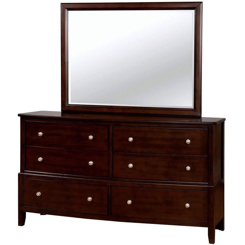  Furniture of America Ferrero Dresser Mirror CM7483M IMAGE 3