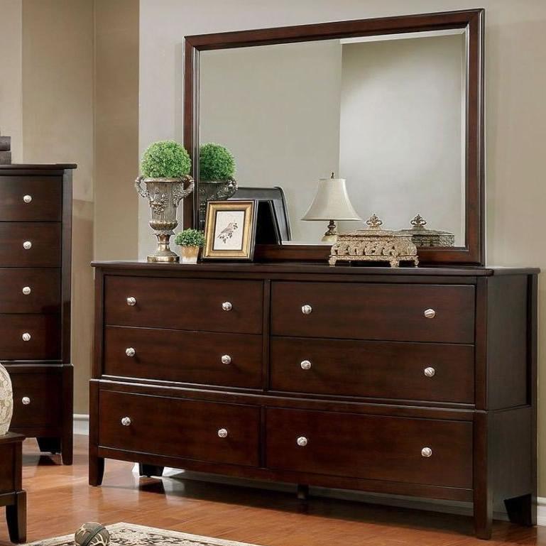  Furniture of America Ferrero Dresser Mirror CM7483M IMAGE 4