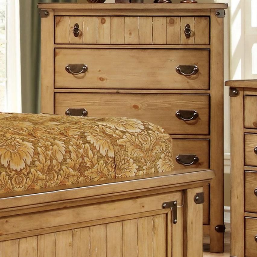  Furniture of America Pioneer 5-Drawer Chest CM7449C IMAGE 1