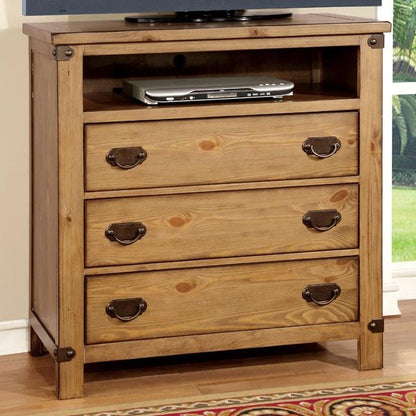  Furniture of America Pioneer 3-Drawer Media Chest CM7449TV IMAGE 1