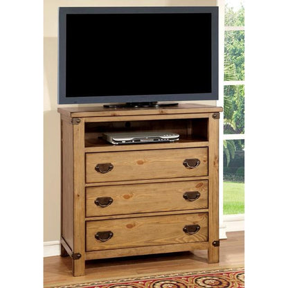  Furniture of America Pioneer 3-Drawer Media Chest CM7449TV IMAGE 3