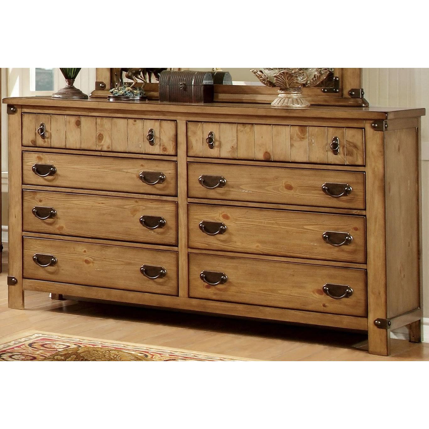  Furniture of America Pioneer 8-Drawer Dresser CM7449D IMAGE 1
