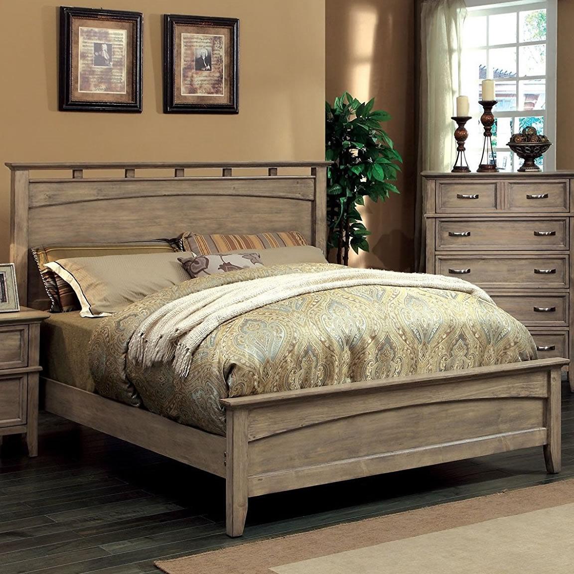  Furniture of America Loxley California King Panel Bed CM7351CK-BED IMAGE 1