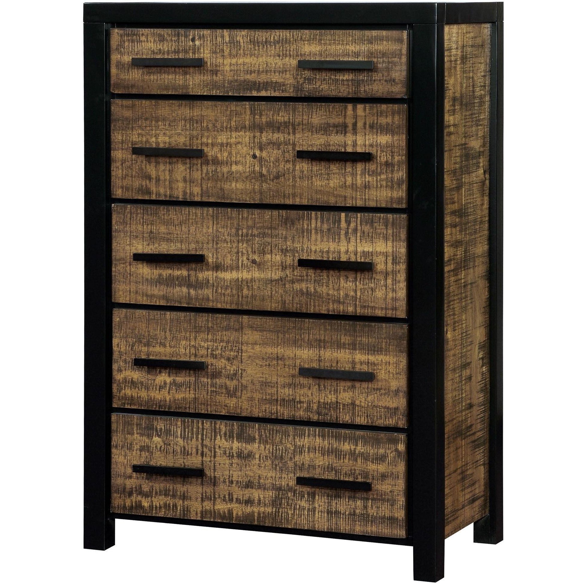  Furniture of America Hamberg 5-Drawer Chest CM7693C IMAGE 1