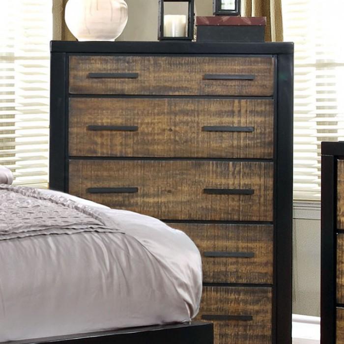  Furniture of America Hamberg 5-Drawer Chest CM7693C IMAGE 2