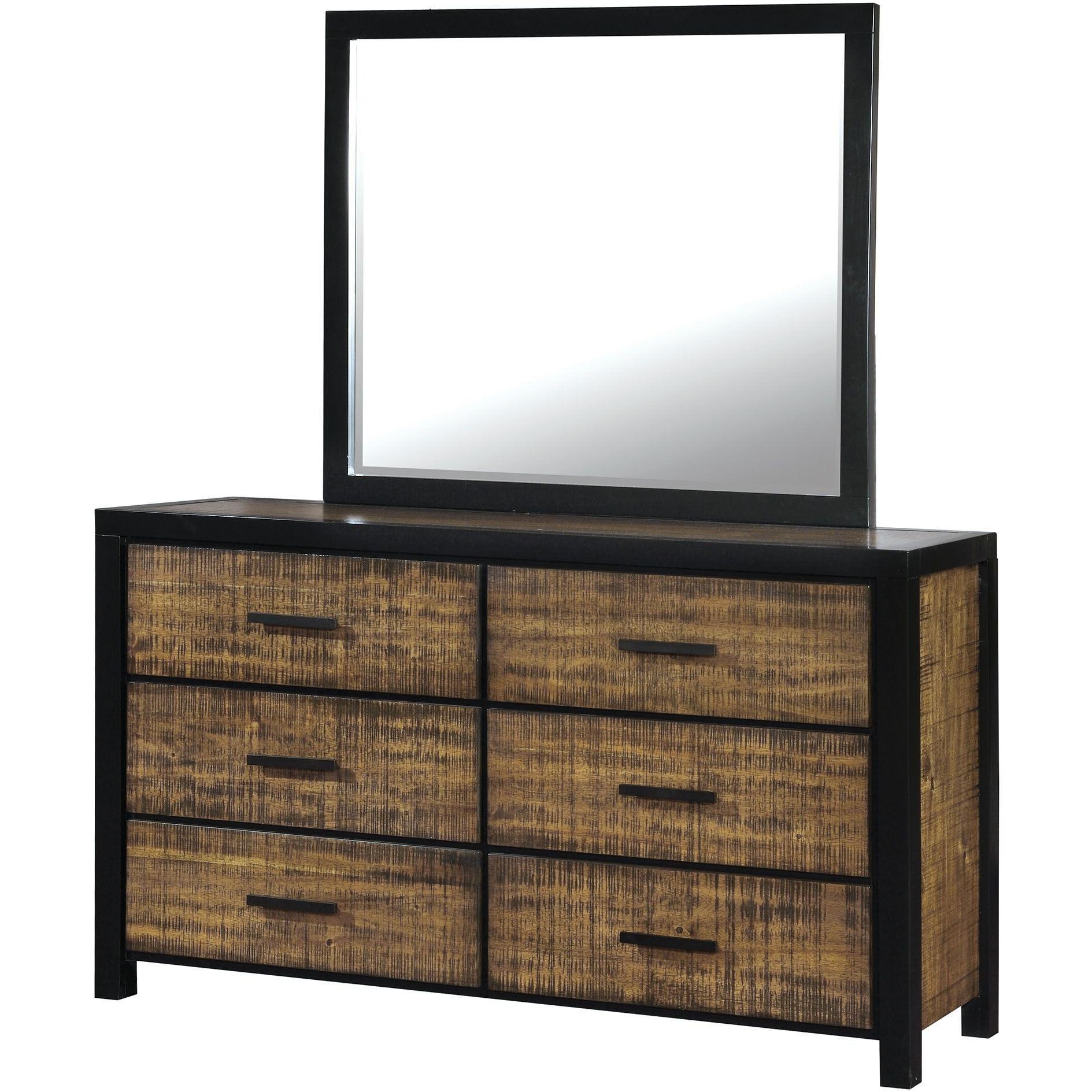  Furniture of America Hamberg 6-Drawer Dresser CM7693D IMAGE 3