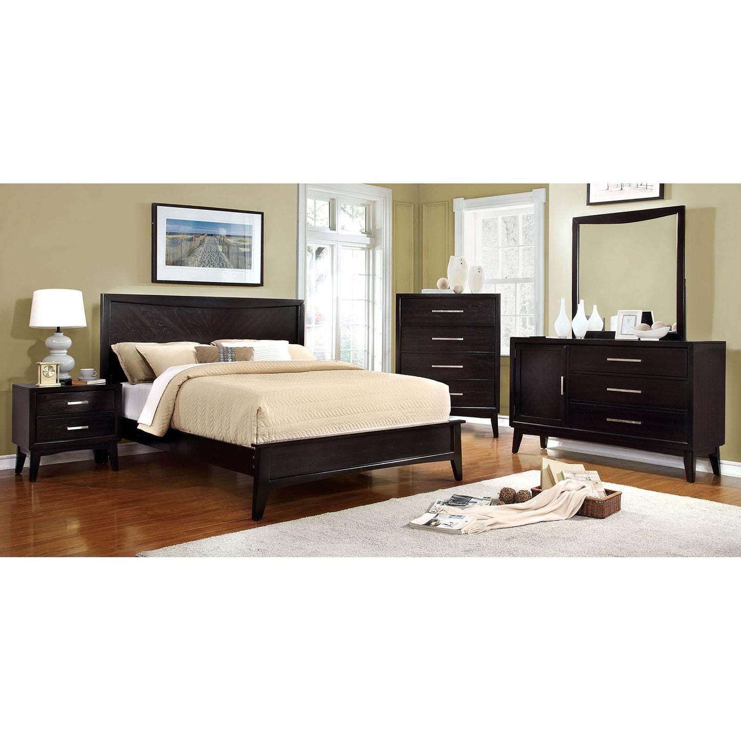  Furniture of America Snyder King Panel Bed CM7792EX-EK-BED IMAGE 3