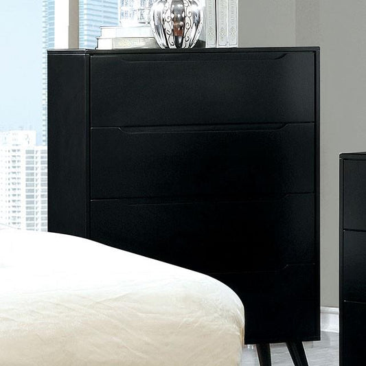 Furniture of America Lennart 4-Drawer Chest CM7386BK-C IMAGE 1
