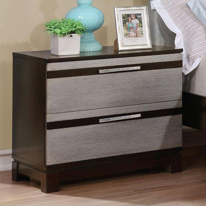  Furniture of America Euclid 2-Drawer Nightstand CM7206N IMAGE 2
