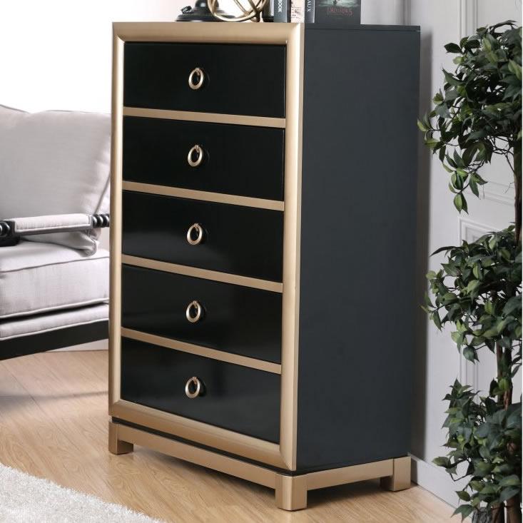  Furniture of America Braunfels 5-Drawer Chest CM7263C IMAGE 2