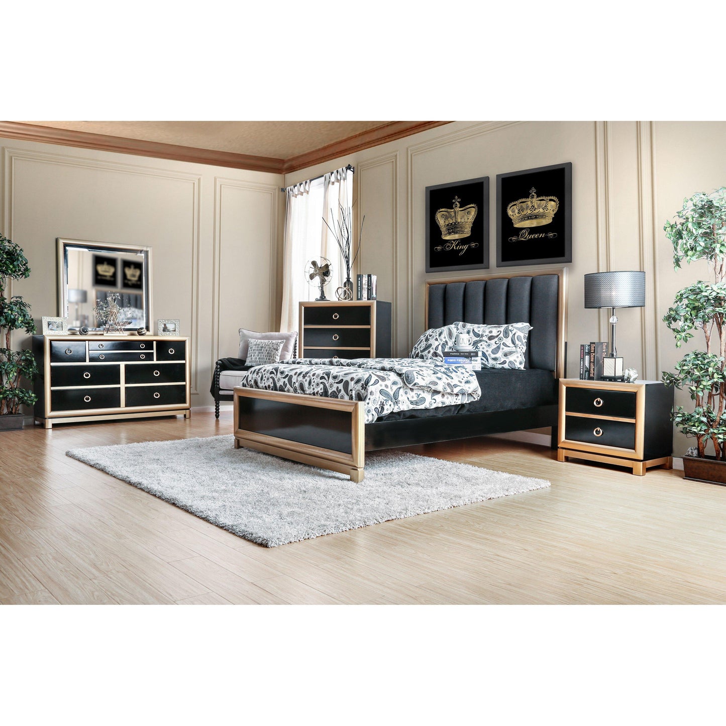  Furniture of America Braunfels 5-Drawer Chest CM7263C IMAGE 3