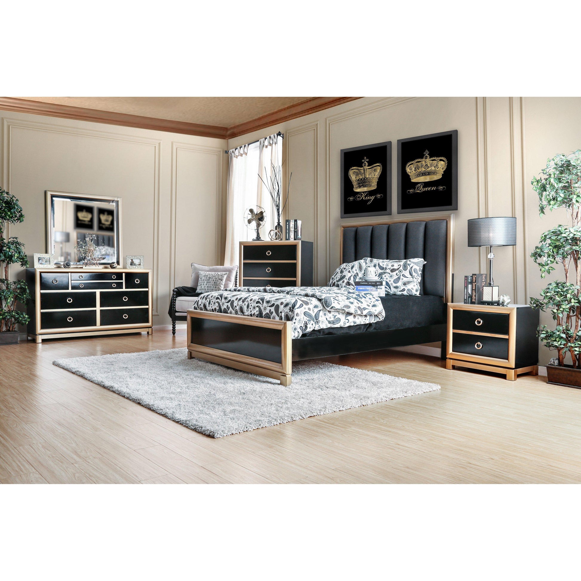  Furniture of America Braunfels 5-Drawer Chest CM7263C IMAGE 3