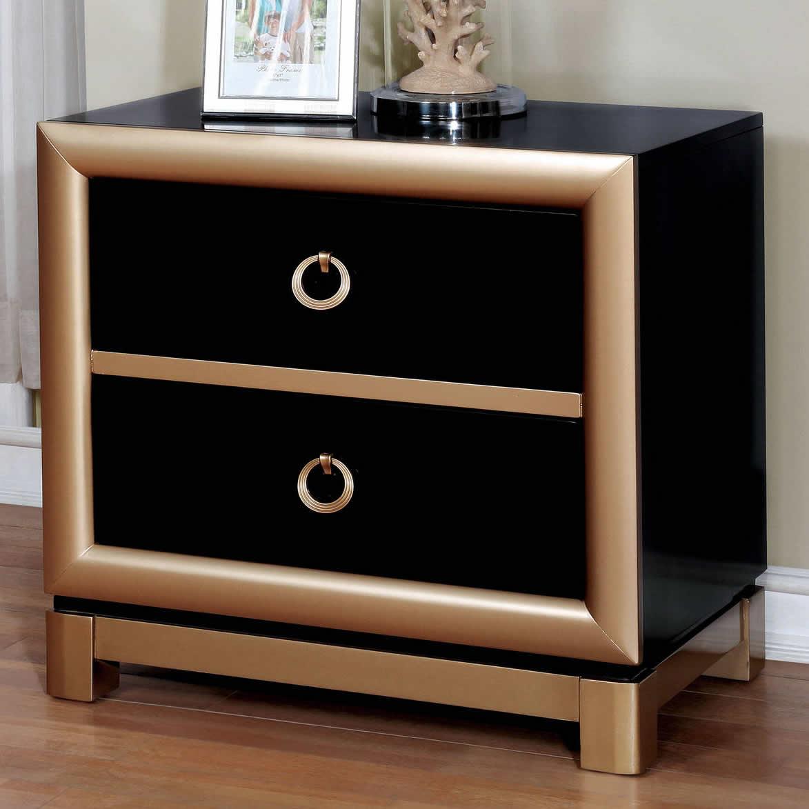  Furniture of America Braunfels 2-Drawer Nightstand CM7263N IMAGE 2