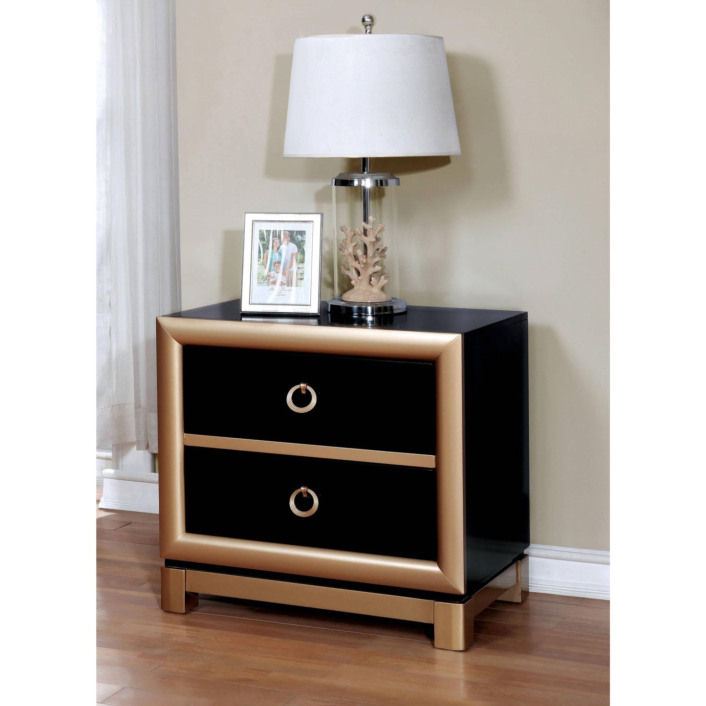  Furniture of America Braunfels 2-Drawer Nightstand CM7263N IMAGE 3