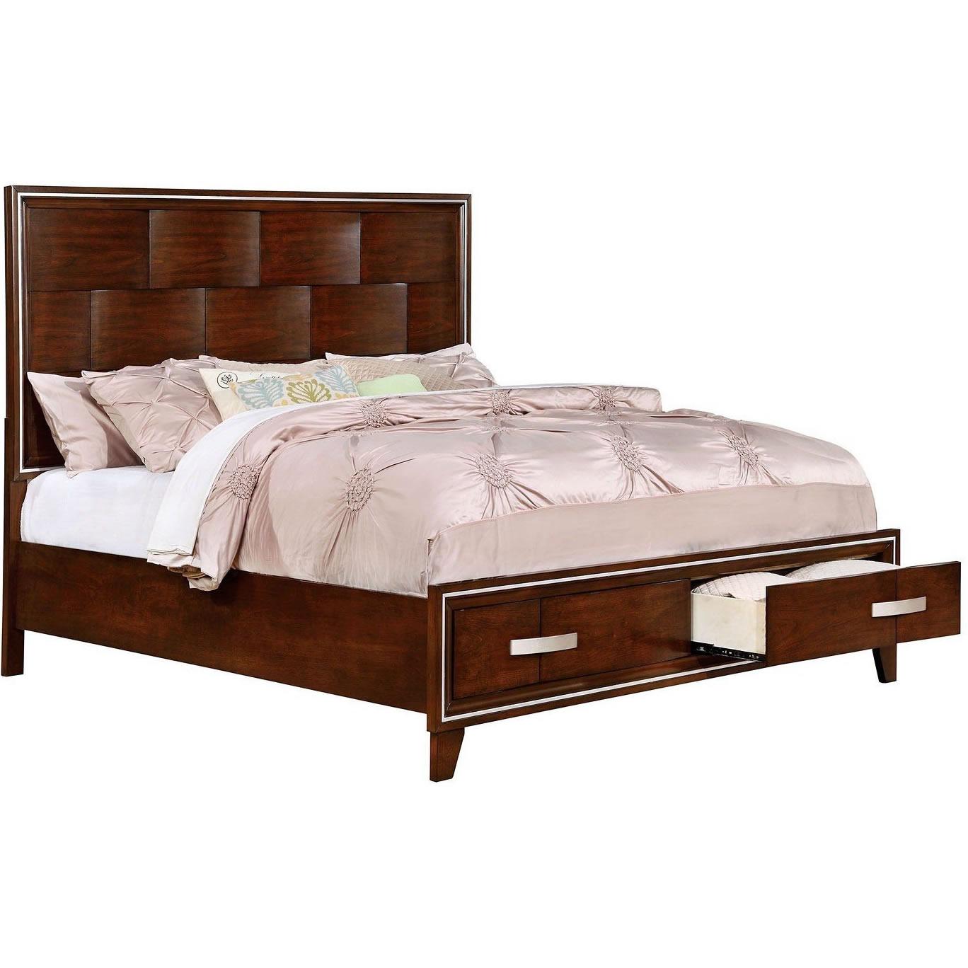  Furniture of America Safire King Panel Bed CM7616EK-BED IMAGE 1