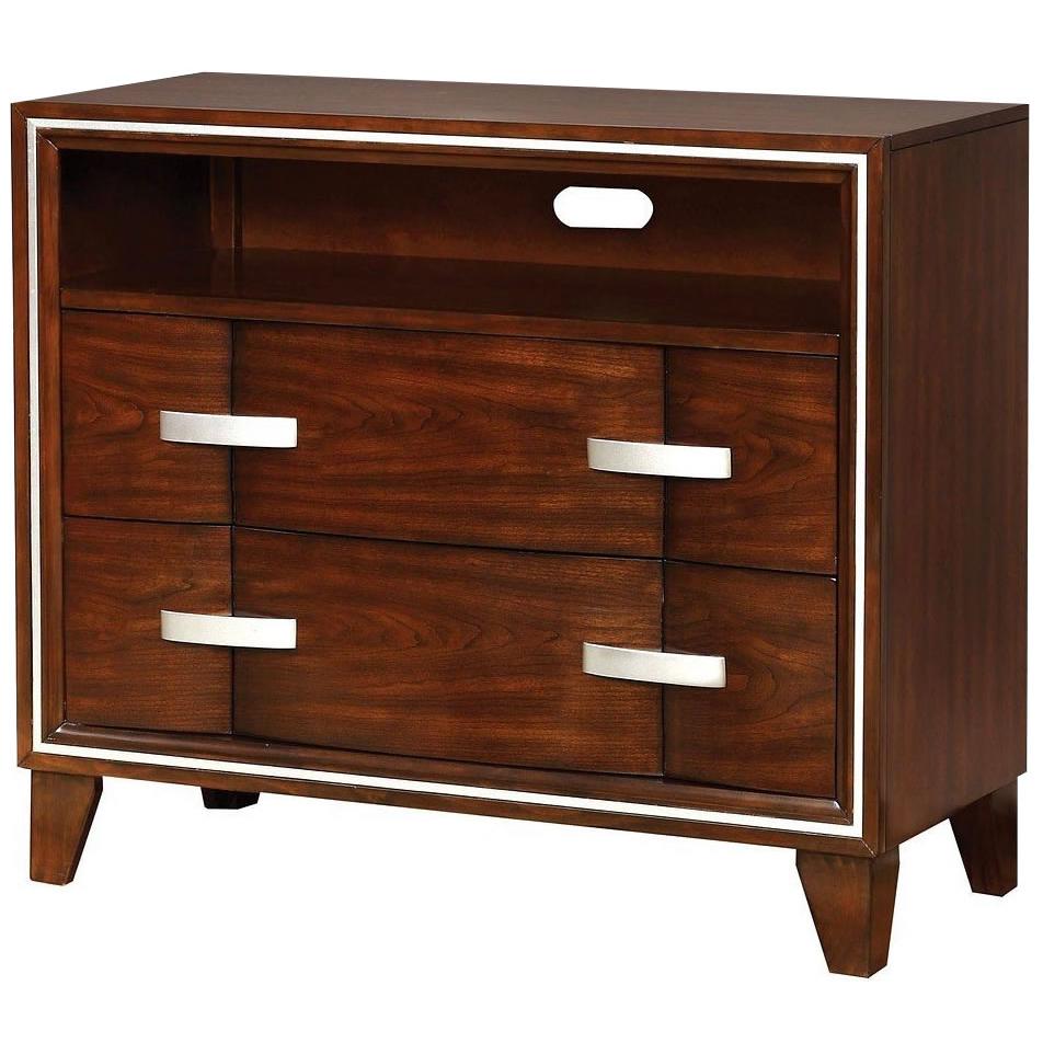  Furniture of America Safire 2-Drawer Media Chest CM7616TV IMAGE 1