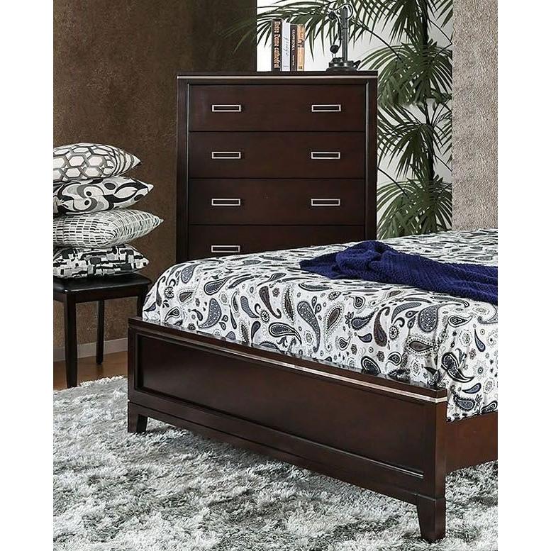  Furniture of America Winnifred 5-Drawer Chest CM7412C IMAGE 2