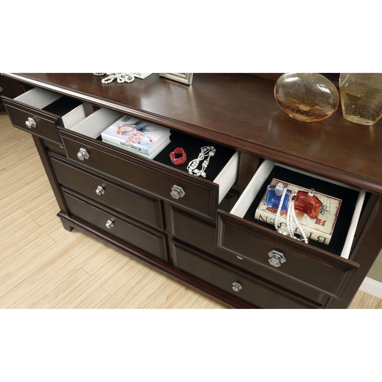  Furniture of America Litchville 10-Drawer Dresser CM7383D IMAGE 5