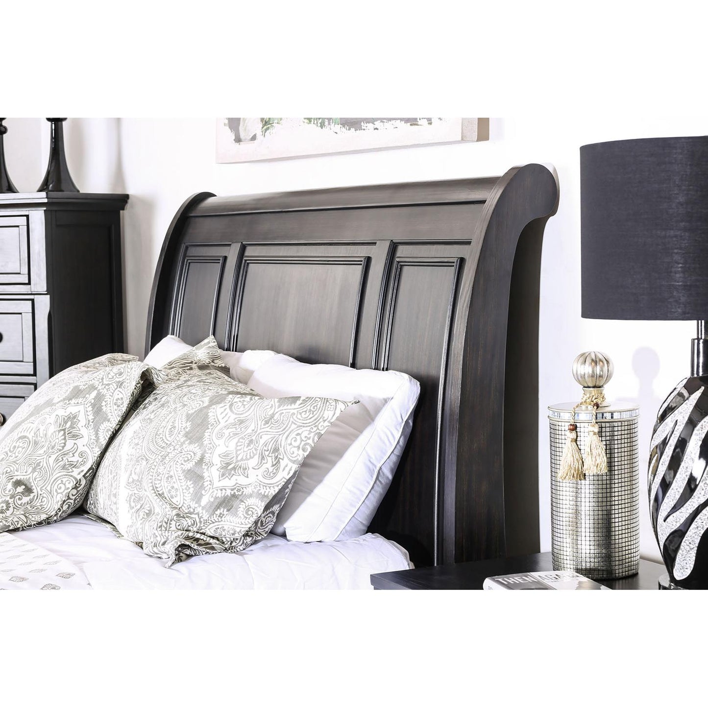  Furniture of America Argusville King Sleigh Bed with Storage CM7381EK-BED IMAGE 3
