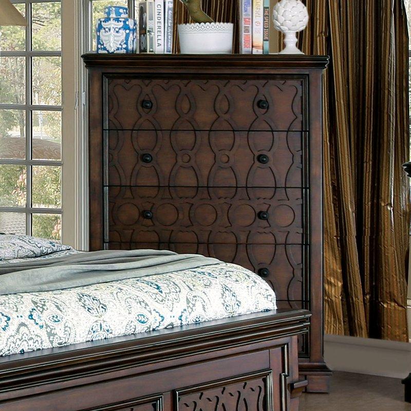  Furniture of America Minerva 5-Drawer Chest CM7839C IMAGE 1