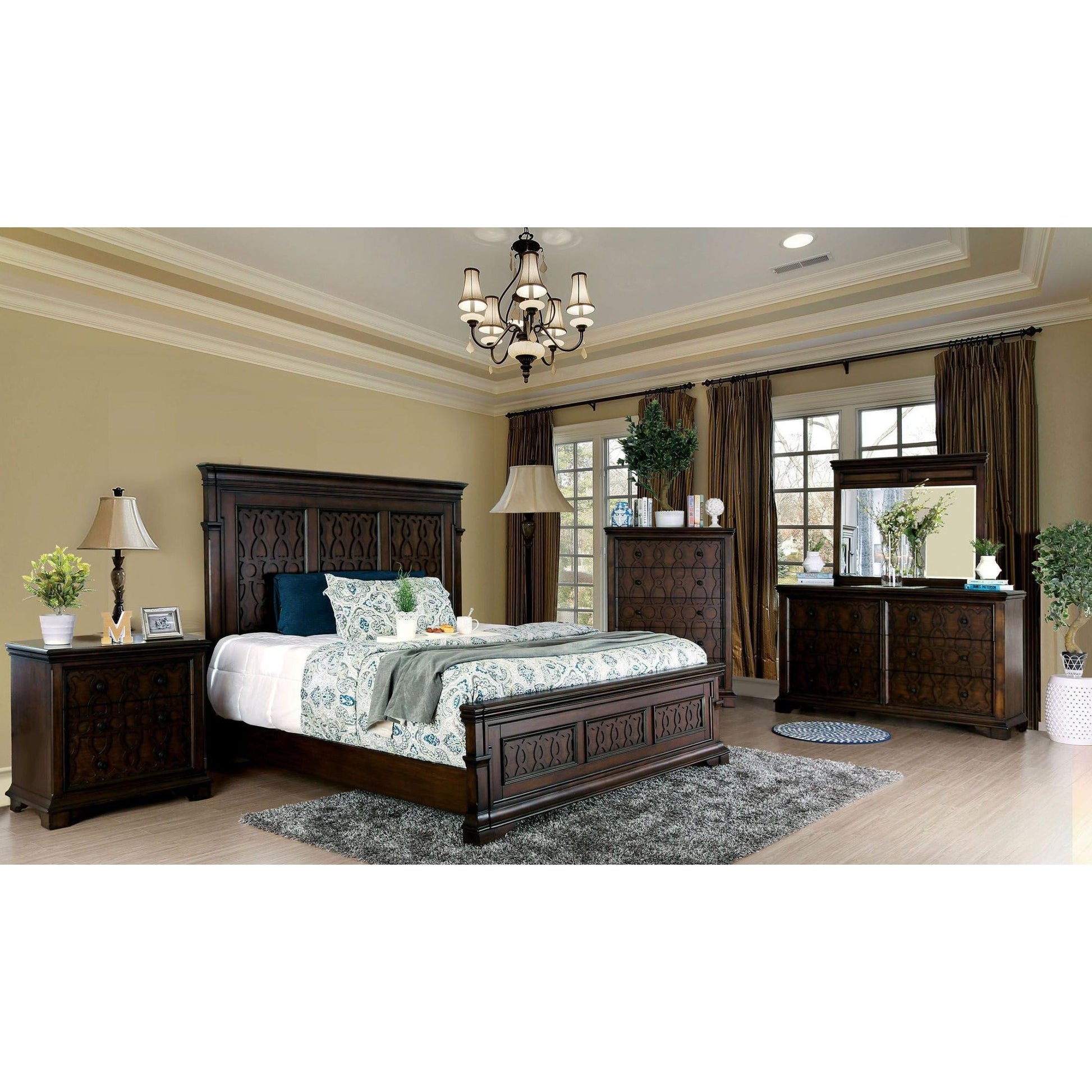  Furniture of America Minerva 5-Drawer Chest CM7839C IMAGE 2