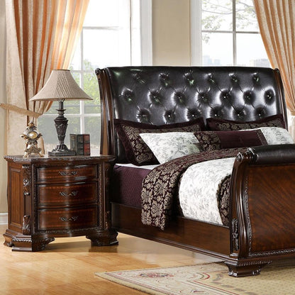  Furniture of America South Yorkshire Queen Sleigh Bed CM7267Q-BED IMAGE 2