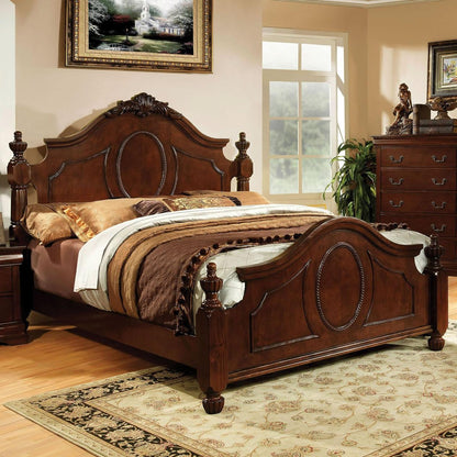  Furniture of America Velda II Queen Poster Bed CM7952Q-BED IMAGE 2