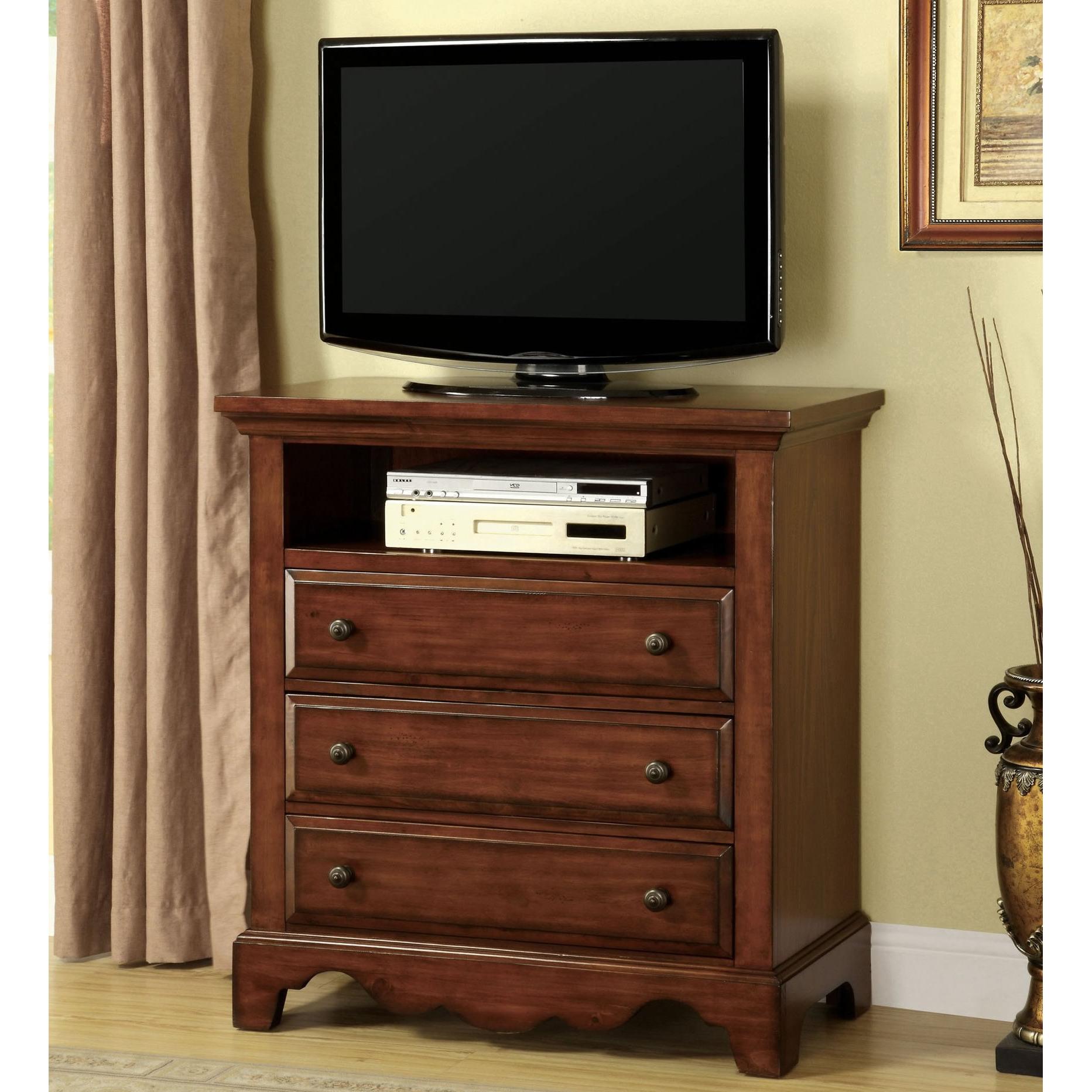  Furniture of America Palm Coast 3-Drawer Media Chest CM7888TV IMAGE 3