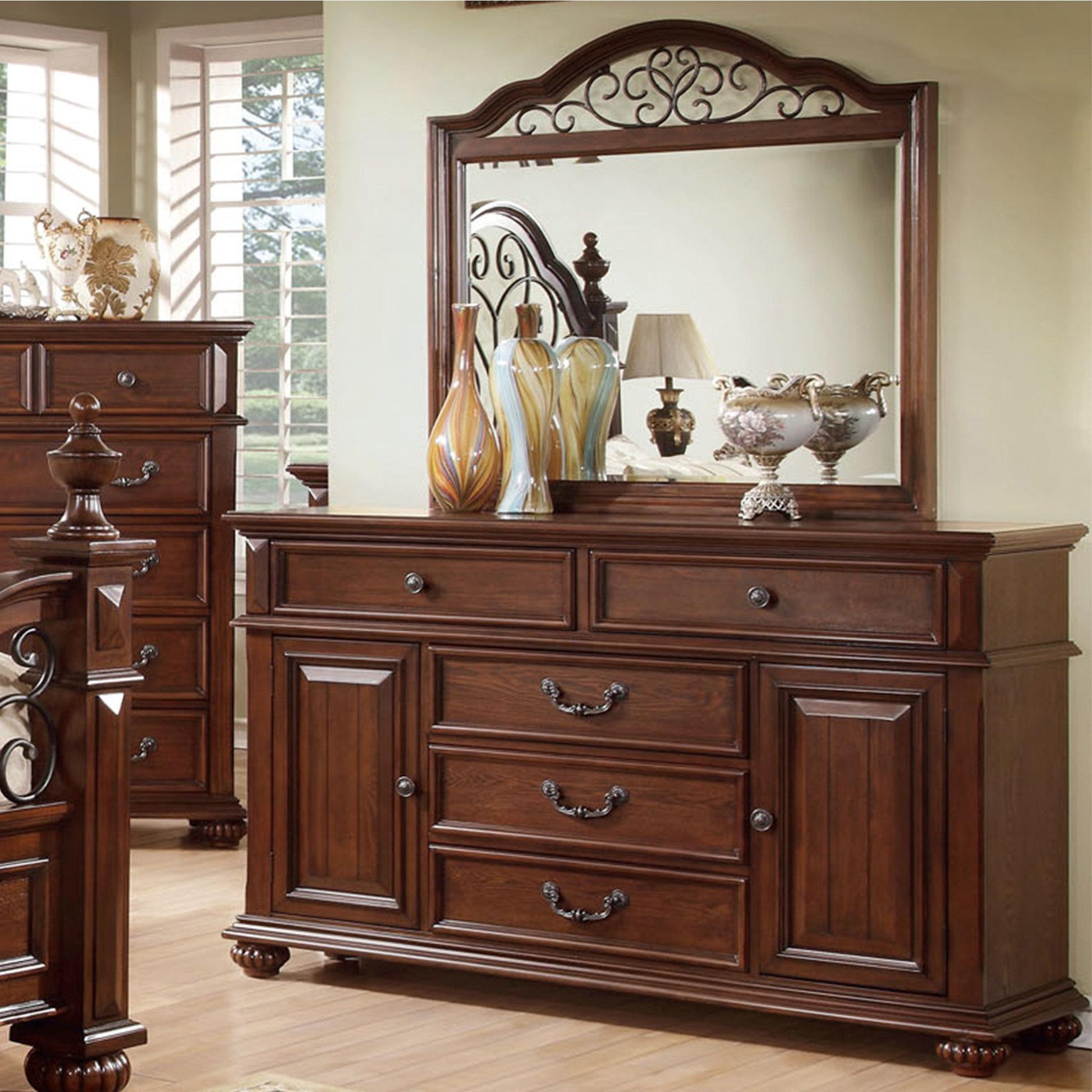 Furniture of America Landaluce 5-Drawer Dresser CM7811D IMAGE 2
