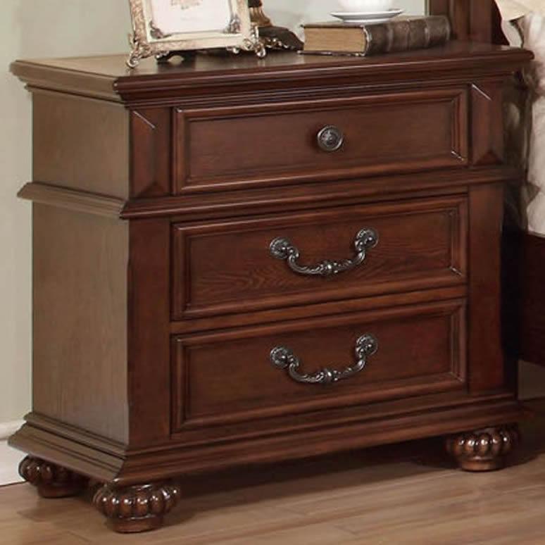  Furniture of America Landaluce 3-Drawer Nightstand CM7811N IMAGE 1