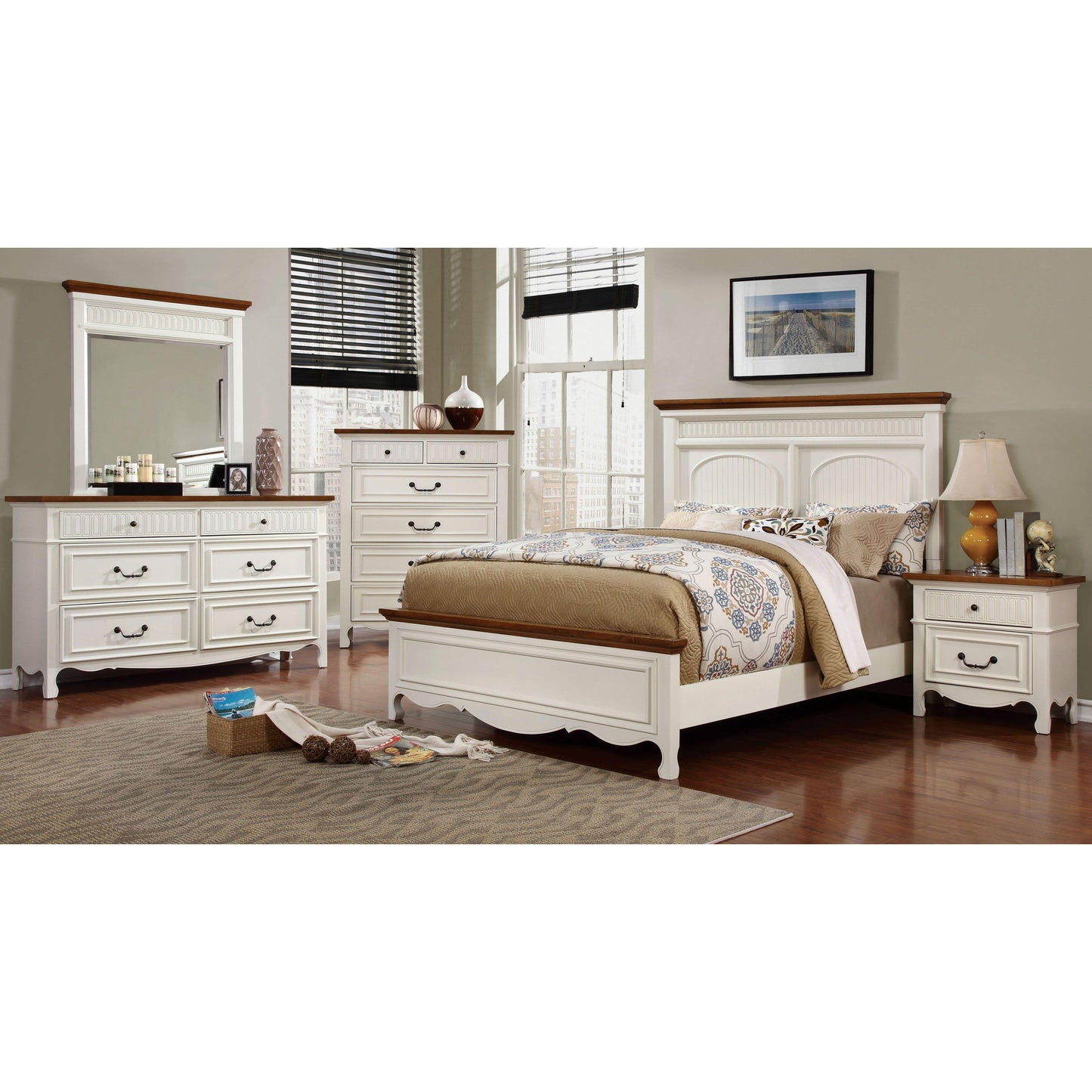  Furniture of America Galesburg Queen Panel Bed CM7040Q-BED IMAGE 4