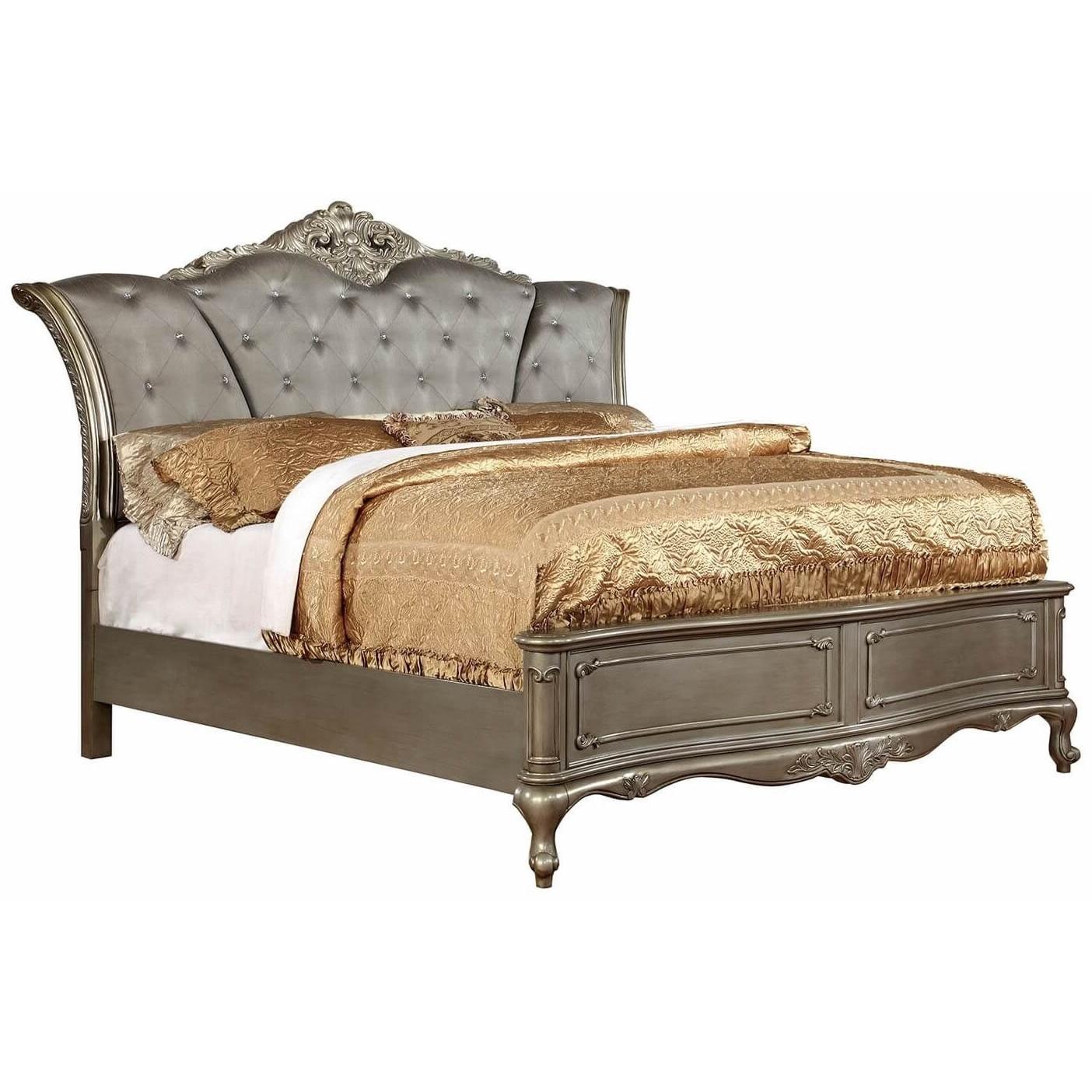  Furniture of America Johara California King Uphosltered Bed CM7090CK-BED IMAGE 1