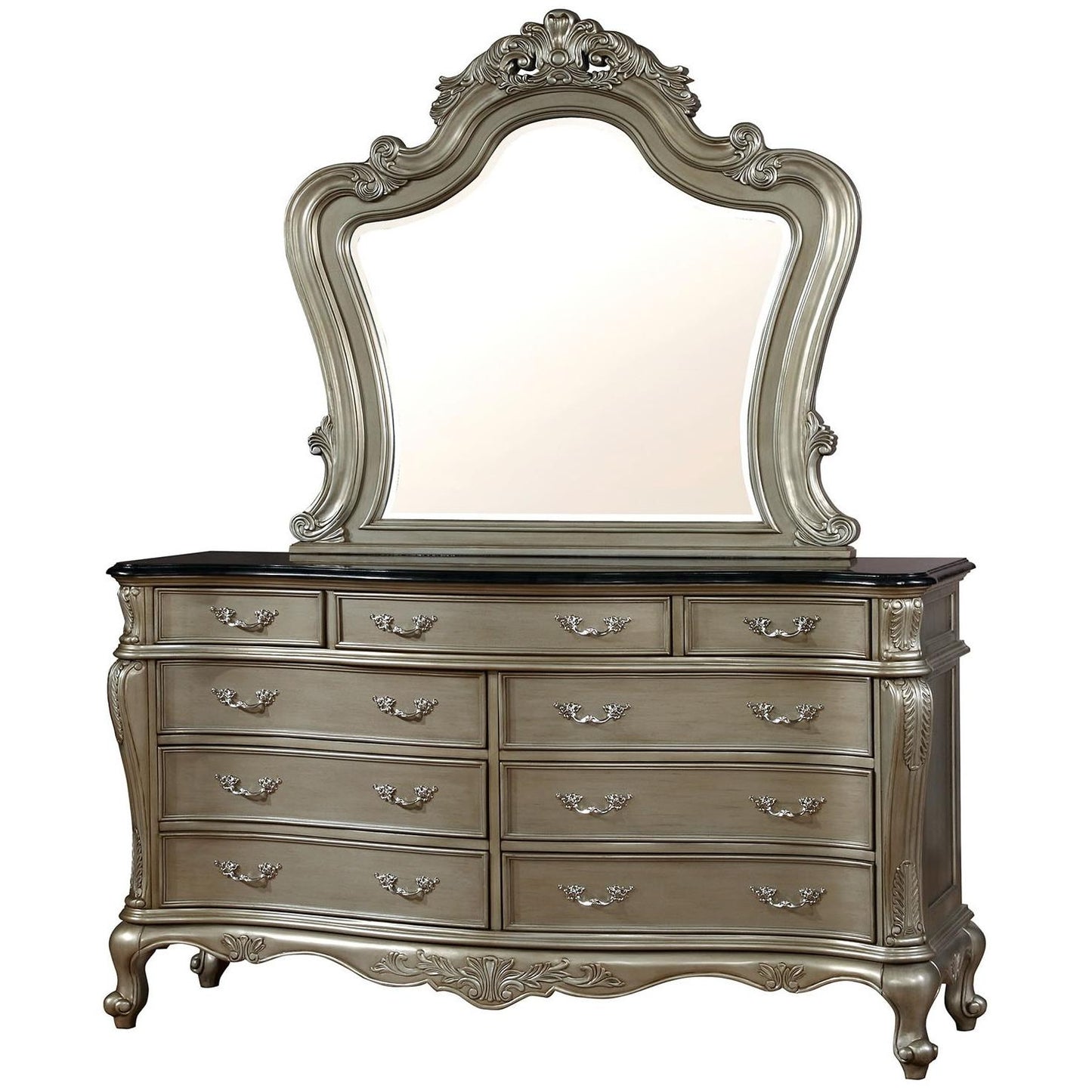  Furniture of America Johara Dresser Mirror CM7090M IMAGE 4